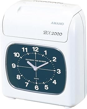 【中古】【未使用】アマノ タイムレコーダー ホワイト BX2000J