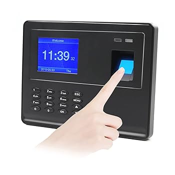 【中古】【未使用】YIWENG time clock,Biometric指紋パスワードTime Attendace hine従業員用チェックインタイムクレコーダーリーダー付き2.8インチTFTスクリーン多｜AJIMURA-SHOP