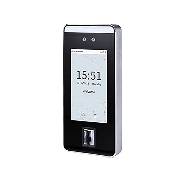 【中古】多機能タイムレコーダー SpeedFace-V5L 動的顔認識指紋時間出席マシンドアアクセス制御システム 指紋で勤怠管理 在宅ワークの記録用 管理/設置簡