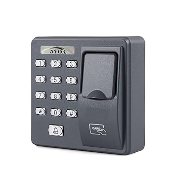 【中古】【未使用】多機能タイムレコーダー ドアロックのためのバイオメトリックフィンガープリントアクセス制御機械デジタル電気RFIDリーダースキャナーセンサーコ