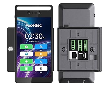 【中古】【未使用】FaceSec(フェイスセック) タイムレコーダー AI顔認証 高速 高精度 2万人登録 勤怠管理システム内蔵 自動集計 シフト管理 ペーパーレス 簡単操作 5.5イン|AJIMURA-SHOP