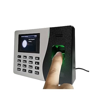 【中古】【未使用】出退勤管理 指紋の時間および出席システム中小企業およびオフィスのためのスマートなオフィス従業員の時計記録機