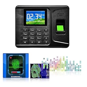 【中古】【未使用】Realand A-E260 2.8インチLCD生体認証指紋タイムクロック出席マシン従業員チェック指紋リーダー｜AJIMURA-SHOP