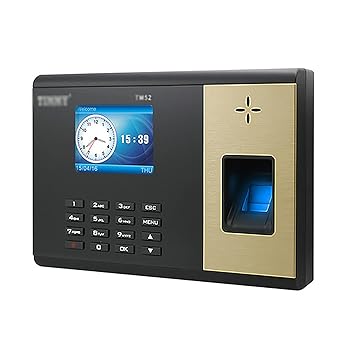 【中古】従業員出席マシン 指紋クロッキング出席機パスワードアクセス制御指紋識別システム出席機 生体指紋時間出勤機