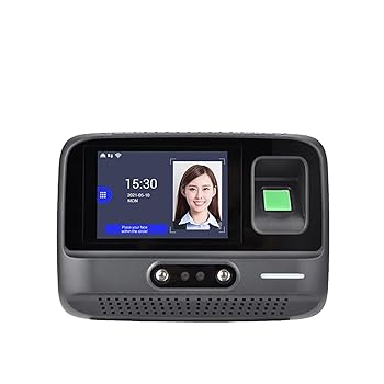 【中古】多機能タイムレコーダー 4 インチのタッチ スクリーン 顔認識時間出席マシンオフィス従業員アシスタント管理時計 指紋で勤怠管理 在宅ワークの記|AJIMURA-SHOP
