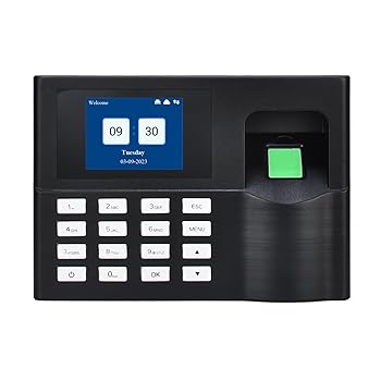 【中古】多役立つこと出勤記録時計 勤怠取り合わせ 指紋許可 TCPIP USB 合いことば 事務室出勤記録時計 従業員リコーダーデバイス 毛の荒物許可機関 指紋