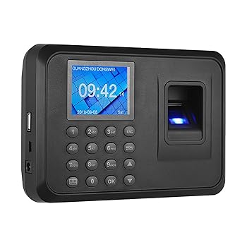 【中古】【未使用】Chusui バイオメトリック指紋パスワード出席マシン多言語2.4インチLCDスクリーン従業員管理タイムレコーダーチェックインレコーダーサポートUデ