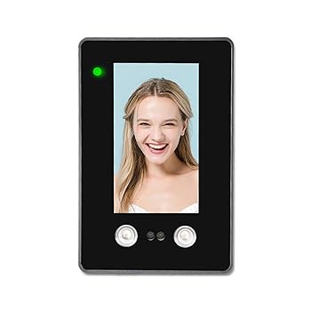 【中古】【未当て嵌める】商行為用出勤記録時計、4.3inTFTタッチスクリーン顔意識することシステムバイオメトリック失しゃあがる取り合わせUSB執務室従業員失しゃあがる機関大静電容量同盟罷業