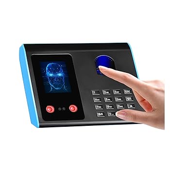 【中古】【未当て嵌める】多役立つこと出勤記録時計 指紋失しゃあがる機 IR 写真機顔意識することパスワードリーダーシステム従業員チェックイン用出勤記録時計リコーダー 指紋で勤怠管