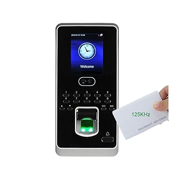 【中古】タイムレコーダーマシン、 Iface3 顔認識時間出席と指紋リーダーによるアクセス制御 TCP/IP USB 通信 従業員用レコーダーデバイス (Color : Mult
