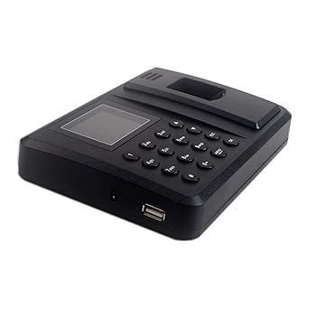 【中古】【未使用】ビジネス用タイムレコーダー、2000ユーザー用勤怠管理マシン従業員スキャン指紋勤怠システム大容量ストレージデータ容量