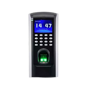 【中古】タイムレコーダーマシン、 RFID 生体指紋アクセス制御と勤怠 ZK SF200 2 インチ TFT カラースクリーン TCP/IP ドアアクセス制御システム 従業員