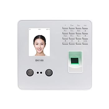 【中古】【未使用】タイムレコーダーマシン、 BK100 USB TCP 生体認証指紋顔認識従業員勤怠マシンタイムクロックレコーダー 従業員用レコーダーデバイス (Color : B