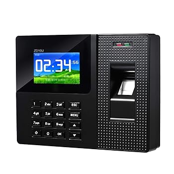 【中古】従業員出席機 2.8インチカラースクリーン指紋出席機サインイン機従業員通勤出席機 チェックイン機|AJIMURA-SHOP