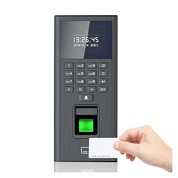 【中古】エンタープライズ出席マシン バイオメトリックフィンガープリントキーパッドシステム125KHz 13.56MHz RFIDアクセス制御電子USBタイムレコーダーT