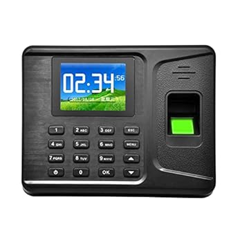 【中古】ビジネス用タイムレコーダー A-F271 指紋スワイプパスワード勤怠管理機従業員オフィス勤怠管理機大容量ストレージデータ容量