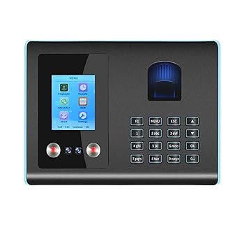 【中古】出勤記録時計機関、 毛の荒物公証指紋出勤記録時計勤怠取り合わせ顔意識すること従業員チェックイン勤怠管理すること機TFT LCD見せびらかすUSB 従業員用レコ