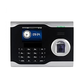 【中古】中小企業向け生体認証タイムレコーダー 勤怠システム USB 指紋リーダー タイムレコーダー 従業員管理機 電子デバイス オフィス、工場、ホテル、｜AJIMURA-SHOP