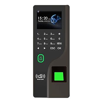 【中古】出退勤管理 2.4 指紋タイムレコーダー出席ソフトウェアクラウドパスワードRFIDアクセス制御指紋スキャナ従業員指紋出席(TYPE1)｜AJIMURA-SHOP