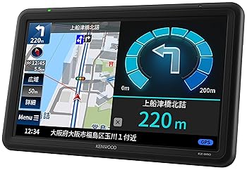【中古】ケンウッド ポータブルナビ 9インチ EZ-950 2021年モデル フルセグ地デジチューナー 衛星測位システム&3Dセンサーによる高精度自車位置精度 SD再