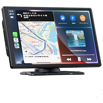 【中古】LAMTTOカーオーディオ一体型 9インチタッチスクリーン ワイヤレスカープレイ Android ナビ スマホ連携表示 for Apple CarPlay/Android Auto 対応