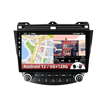 【中古】10 インチ IPS (6G + 128G) Android 12 カーラジオ ステレオ ホンダ アコード/ユーロ 2003-2008 GPS ナビ ヘッドユニット Carplay DSP WIF Bluet|AJIMURA-SHOP