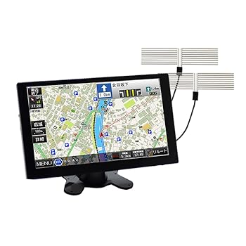 【中古】WOWAUTO 2025年版公開3年間無料更新 10.1インチ薄型ポータブルナビ 2×2地デジフルセグ内蔵 スマホ iPhone連携表示 12v 24v トラックも対応 イヤ