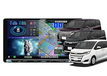【中古】【未使用】9V型彩速ナビMDV-M911HDL+KNA-200WT+ノア/ヴォクシー/エスクァイア(80系)用取付キットセット