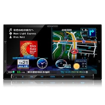 【中古】KENWOOD彩速ナビ MDV-Z701