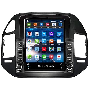 【中古】【未使用】Android 10 ステレオGPSナビゲーター 2 Din に適用 三菱 パジェロ V73 2004-2011 カーラジオ Carplay 9.5\