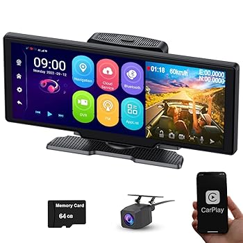 【中古】XRC TECH 4GネットワークAndroid 10.0車載ダッシュボードドライブレコーダーCarplayとAndroid auto 超大型背面図、10インチIPSタッチワイド自動 38,220円