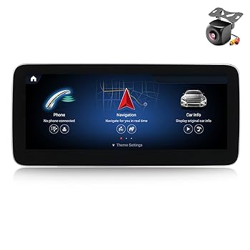 【中古】【未使用】Qualcomm662 Android12 カータッチスクリーン 10/12.3インチ メルセデスベンツ A/CLA/GLA /AMG W117/W176/X156 NTG4.5/5.0用 Carplay Auto 8GB R