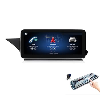 【中古】【未使用】Android 12 カーステレオ GPS 衛星ナビ タッチスクリーン マルチメディアプレーヤー メルセデスベンツ Eクラス W212 E200 E260 W207 + DVR用,Qua|AJIMURA-SHOP