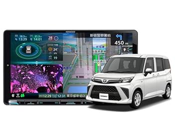 【中古】【未使用】9V型彩速ナビMDV-M910HDL+KNA-200WT+ルーミー(MC後R2/9～・ナビレディパッケージ付き車)用取付キットセット｜AJIMURA-SHOP