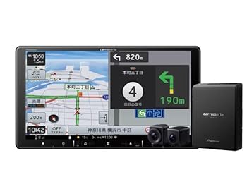 【中古】9V型楽ナビAVIC-RQ721+VREC-DS810DC前後ドライブレコーダーセット