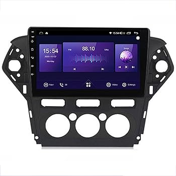 【中古】Android 11 カーステレオラジオSatNav ダブルディン 9 インチ 車の自動再生 に適用 フォードモンデオ4 mk4 2010 2011 2013 2014 Carplay+Wifi+Bl