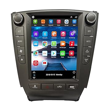 【中古】Android 11 カーラジオ レクサス IS IS250 IS300 IS350 2005-2011 テスラスタイルの画面 カーステレオレシーバー Android Auto＆CarPlay接続/Mir