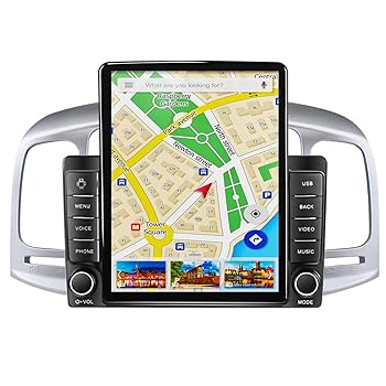 【中古】Android ダブルディン カーステレオサポートAutolink 9.5 インチ に適用 ヒュンダイアクセント2006-2011 カーラジオ Carplay Carplay+Wifi+Bluet