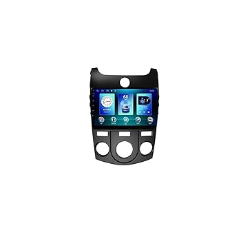【中古】【未使用】車のステレオラジオ KIA用Forte用Cerato2用Porte用koup2008-20148G 128GAndroid10カーラジオビデオプレーヤー自動GPSステレオヘッドユニット オ