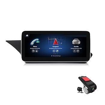 【中古】Android 12 カーステレオ GPS ナビ メルセデスベンツ Eクラス W212 E200 E260 W207 タッチスクリーン マルチメディアプレーヤー + DVR用,Qualcom