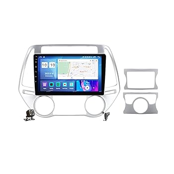 【中古】YLOXFW Android 12.0ラジオ2 Din車載ステレオある4G 5G WiFi SWC DSP Carplay適用 Hy-undai i20 2008-2014 GPS Navigation 10インチタッチスクリ