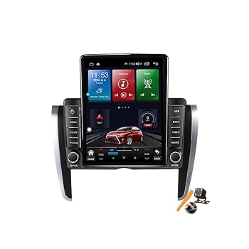 【中古】【未使用】Ts150,YLOXFW Android 14.0ラジオ2 Din車載ステレオ適用 Allion 2007-2020 GPS Navigation 9.7インチタッチスクリーンイヤホンマルチメディアビ