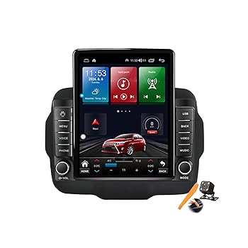 【中古】Ts800,YLOXFW Android 14.0ラジオ2 Din車載ステレオ適用 J-eep Renegade 2014-2020 GPS Navigation 9.7インチタッチスクリーンイヤホンマルチメ|AJIMURA-SHOP