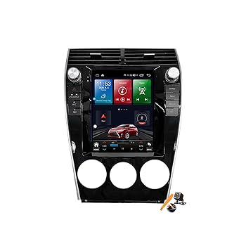【中古】Ts5,YLOXFW Android 14.0ラジオ2 Din車載ステレオ適用 M-azda 6 2004-2015 GPS Navigation 9.7インチタッチスクリーンイヤホンマルチメディアビ
