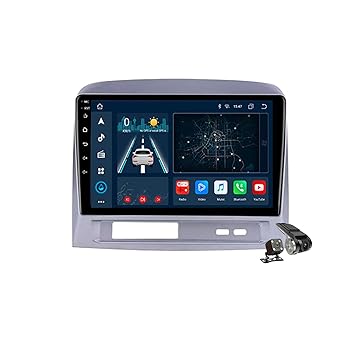 【中古】【未使用】M200s,Android 14.0ラジオ2 Din車載ステレオある4G 5G WiFi SWC DSP Carplay適用 Vios Yaris 2004-2007 GPS Navigation 9インチタッチスクリーン