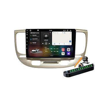 【中古】【未使用】M6 pro plus 2,YLOXFW Android 14.0ラジオ2 Din車載ステレオ適用 RIO2 2005-2011 GPS Navigation 9インチタッチスクリーンイヤホンマルチメディ