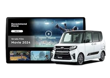 【中古】【未使用】10V型ストラーダCN-F1X10C1D+タントLA650S系(パノラマモニター対応純正ナビ装着用UPGパック車)用取付キットセット