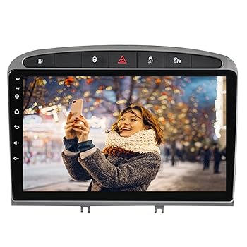 【中古】Android 11 カーステレオGPSナビゲーター ダブルディン 9 インチ 車の自動再生 に適用 プジョー 308 308S 408 2010-2016 Bluetooth+Wifi+4G+DAB+