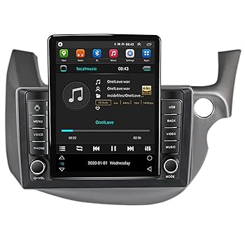 【中古】に適用 ホンダフィットジャズ2007-2014 Android 10 カーステレオラジオSatNav ダブルディン 9.5 インチ プレイヤーナビゲーター (Color : TS200