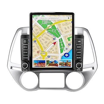 【中古】Android ダブルディン カーステレオサポートAutolink 9.5 インチ に適用 ヒュンダイ i20 2012-2014 カーラジオステレオ Carplay+Wifi+Bluetooth